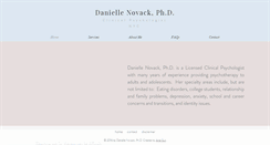 Desktop Screenshot of drdaniellenovack.com